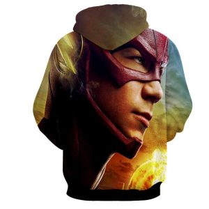 The Flash 3D Hoodie All Over Printed, DC Comics