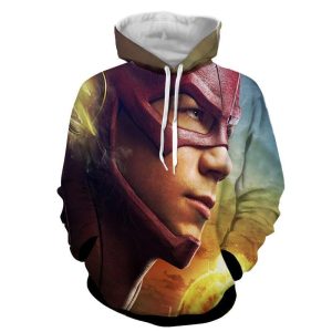 The Flash 3D Hoodie All Over Printed, DC Comics