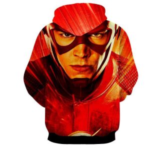 The Flash 3D Hoodie All Over Printed, DC Comics, The Flast Jacket