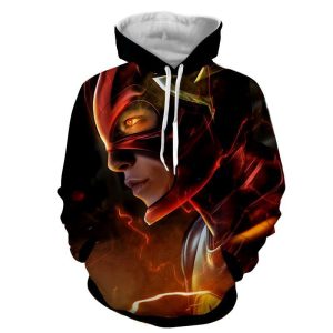The Flash 3D Hoodie All Over Printed, DC Comics