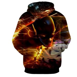 Flash 3D Hoodie All Over Printed, DC Comics, The Flast Flying