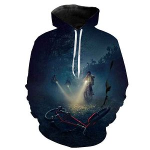 Friends Stranger Things 3D Hoodie All Over Printed, Stranger Things TV Series Season 1 Eleven, Will, Dustin, Lucas, Mike, Max