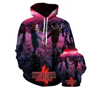 Eleven Mike Stranger Things 3D Hoodie All Over Printed