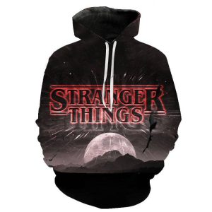 Stranger Things Logo 3D Hoodie All Over Printed TV Series