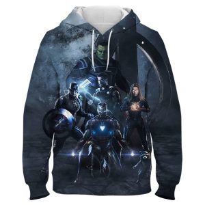 Avengers 3D Hoodie All Over Printed, Marvel, Avengers, The Marvel Super Heroes. And Game, Infinity War