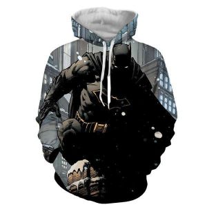 Batman 3D Hoodie All Over Printed, DC Comics, Batman Verbalization