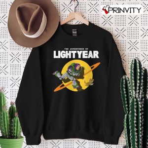 Adventures of Lightyear T-Shirt, Disney Toy Story, Unisex Hoodie, Sweatshirt, Long Sleeve, Tank Top Black