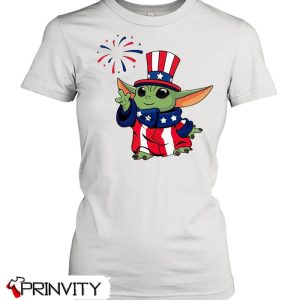 Baby Yoda 4th of July T-Shirt, Independence Day, Unisex Hoodie, Sweatshirt, Long Sleeve, Tank Top