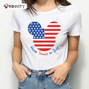 Happy Fourth of July Mickey T-Shirt, 4th of July 2022, Independence Day, Unisex Hoodie, Sweatshirt, Long Sleeve, Tank Top