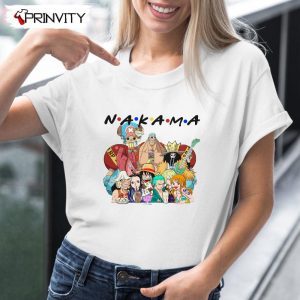 Nakama T-Shirt, One Piece Friends, Anime Manga Unisex Hoodie, Sweatshirt, Long Sleeve, Tank Top