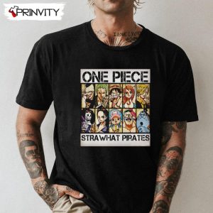 One Piece Strawhat Pirates T-Shirt, Anime Manga Unisex Hoodie, Sweatshirt, Long Sleeve, Tank Top