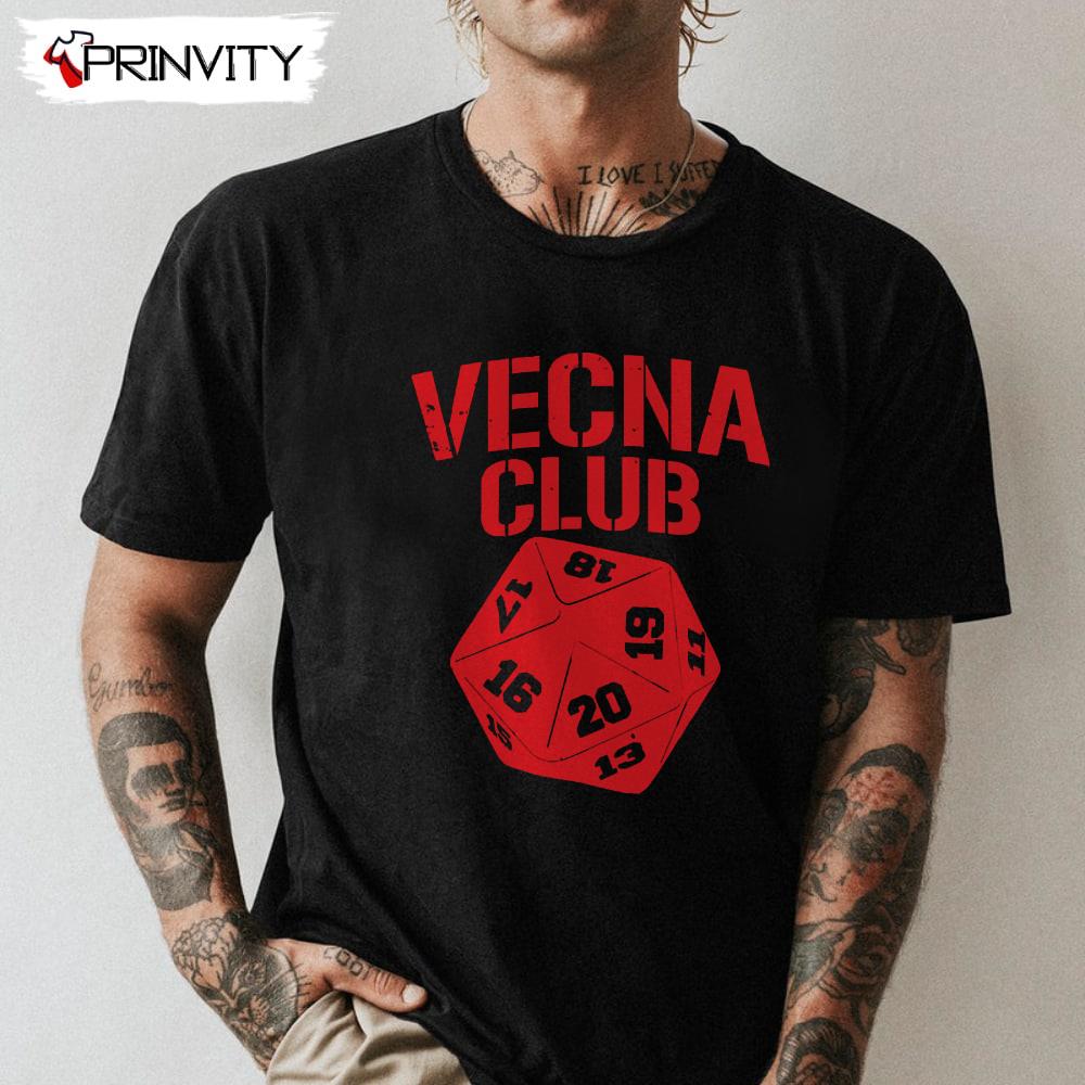 Vecna Club Stranger Things T-Shirt, Unisex Hoodie, Sweatshirt, Long Sleeve, Tank Top
