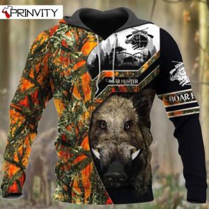 Boar Hunter 3D Hoodie All Over Printed