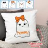 Boo Boo Crew Pillow, Family Personalized Gift For Pillow, Custome Name & Icon, Gift For Birthday, 14”x14”, 16”x16”, 18”x18”, 20”x20”