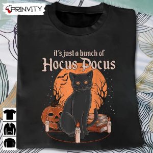 Bunch Of Hocus Pocus Cat T-Shirt, Halloween Unisex Hoodie, Sweatshirt, Long Sleeve, Tank Top