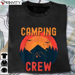 Camping Crew 2022 T-Shirt, Family Camper Trip Road Matching Group, Unisex Hoodie, Sweatshirt, Long Sleeve, Tank Top