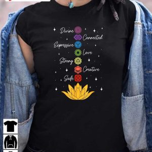 Chakra Lotus Flower Yoga Buddhism Meditation Spiritual T-Shirt, Unisex Hoodie, Sweatshirt, Long Sleeve, Tank Top