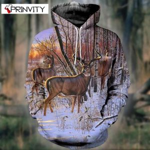 Deer Hunter 3D Hoodie All Over Printed