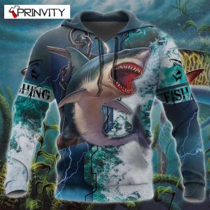 Fishing 3D Hoodie All Over Printed