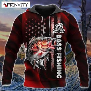 Bass Fishing 3D Hoodie All Over Printed