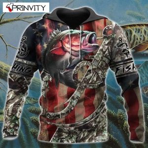 Fishing 3D Hoodie All Over Printed