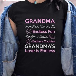 Grandma Endless Fun Endless Cookies Love Us Endless T-Shirt, Family Unisex Hoodie, Sweatshirt, Long Sleeve, Tank Top