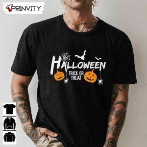 Halloween Trick Or Treat Pumpkin T-Shirt, Happy Halloween, Perfect Gift For Halloween, Unisex Hoodie, Sweatshirt, Long Sleeve, Tank Top