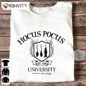 Hocus Pocus Est 1693 University T-Shirt, Halloween Unisex Hoodie, Sweatshirt, Long Sleeve, Tank Top