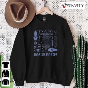 Hocus Pocus Transformation Spell Amuck T Shirt Halloween Unisex Hoodie Sweatshirt Long Sleeve Tank Top 5 1