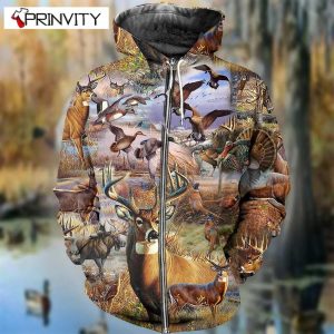 Hunting 3D Hoodie All Over Printed