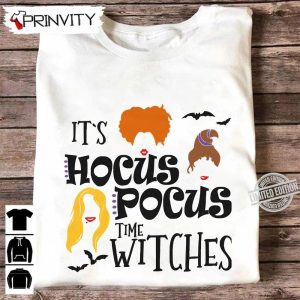It’s Hocus Pocus Time Witches T-Shirt, Halloween Unisex Hoodie, Sweatshirt, Tank Top, Long Sleeve