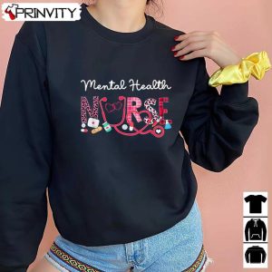 Mental Health Nurse Heart Stethoscope Great Nurse Costume Sweatshirt, Unisex Hoodie, T-Shirt, Long Sleeve, Tank Top