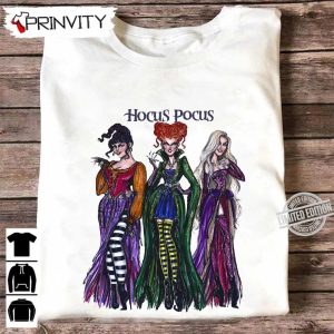 Team Hocus Pocus T-Shirt, Halloween The Sanderson Sisters, Unisex Hoodie, Sweatshirt, Long Sleeve, Tank Top