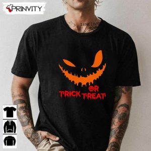 The Face Pumpkin Trick or Treat T Shirt Happy Halloween Perfect Gift For Halloween Unisex Hoodie Sweatshirt Long Sleeve Tank Top 1