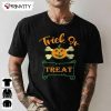 Trick Or Treat Crossbones Pumpkin T-Shirt, Happy Halloween, Perfect Gift For Halloween, Unisex Hoodie, Sweatshirt, Long Sleeve, Tank Top