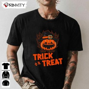 Trick Or Treat Pumpkin Witch T Shirt Happy Halloween Perfect Gift For Halloween Unisex Hoodie Sweatshirt Long Sleeve Tank Top 1