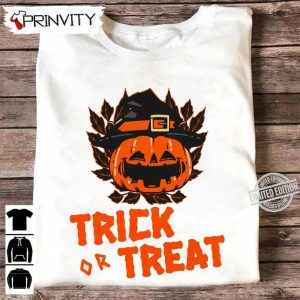 Trick Or Treat Pumpkin Witch T Shirt Happy Halloween Perfect Gift For Halloween Unisex Hoodie Sweatshirt Long Sleeve Tank Top 3