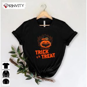 Trick Or Treat Pumpkin Witch T Shirt Happy Halloween Perfect Gift For Halloween Unisex Hoodie Sweatshirt Long Sleeve Tank Top 4