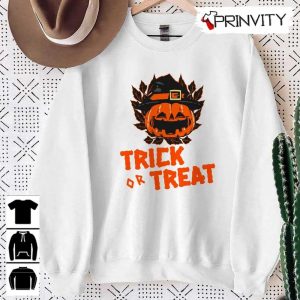 Trick Or Treat Pumpkin Witch T Shirt Happy Halloween Perfect Gift For Halloween Unisex Hoodie Sweatshirt Long Sleeve Tank Top 8
