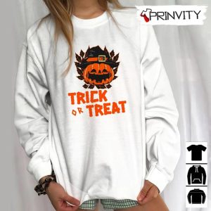 Trick Or Treat Pumpkin Witch T Shirt Happy Halloween Perfect Gift For Halloween Unisex Hoodie Sweatshirt Long Sleeve Tank Top 9