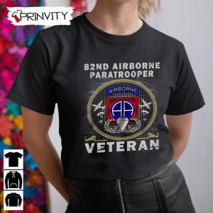 82nd Airborne Paratrooper T Shirt Veterans Day Never Forget Memorial Day Gift For Fathers Day Unisex Hoodie Sweatshirt Long Sleeve Tank Top 10
