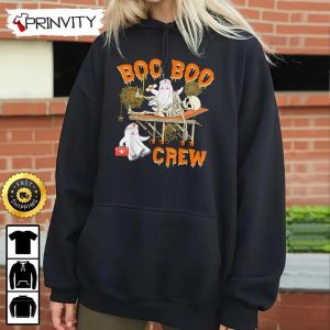 Boo Crew Nurse Ghost Skeleton Sweatshirt, The Boo Crew, Halloween Holiday, Gifts For Halloween, unisex Hoodie, T-Shirt, Long Sleeve, Tank Top 14