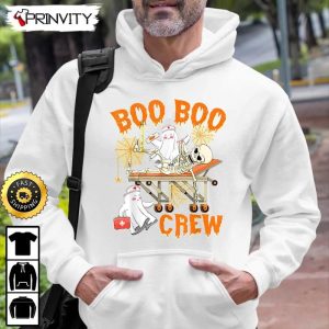 Boo Crew Nurse Ghost Skeleton Sweatshirt, The Boo Crew, Halloween Holiday, Gifts For Halloween, unisex Hoodie, T-Shirt, Long Sleeve, Tank Top 11