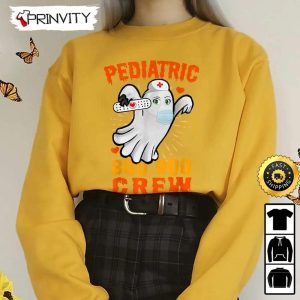 Boo Crew Cute Ghost Pediatric Nurse Sweatshirt The Boo Crew Halloween Holiday Gifts For Halloween Unisex Hoodie T Shirt Long Sleeve Tank Top 12