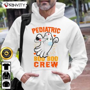 Boo Crew Cute Ghost Pediatric Nurse Sweatshirt The Boo Crew Halloween Holiday Gifts For Halloween Unisex Hoodie T Shirt Long Sleeve Tank Top 9