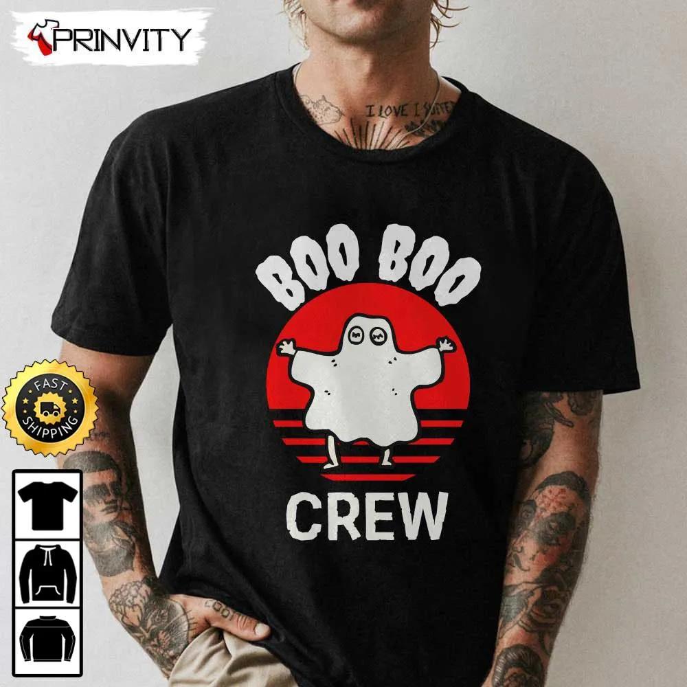 Boo Crew Funny Scary Halloween Sweatshirt, The Boo Crew, Halloween Holiday, Gifts For Halloween, Unisex Hoodie, T-Shirt, Long Sleeve, Tank Top