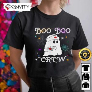 Boo Crew Ghost Doctor Nurse Halloween Sweatshirt The Boo Crew Halloween Holiday Gifts For Halloween Unisex Hoodie T Shirt Long Sleeve Tank Top 6