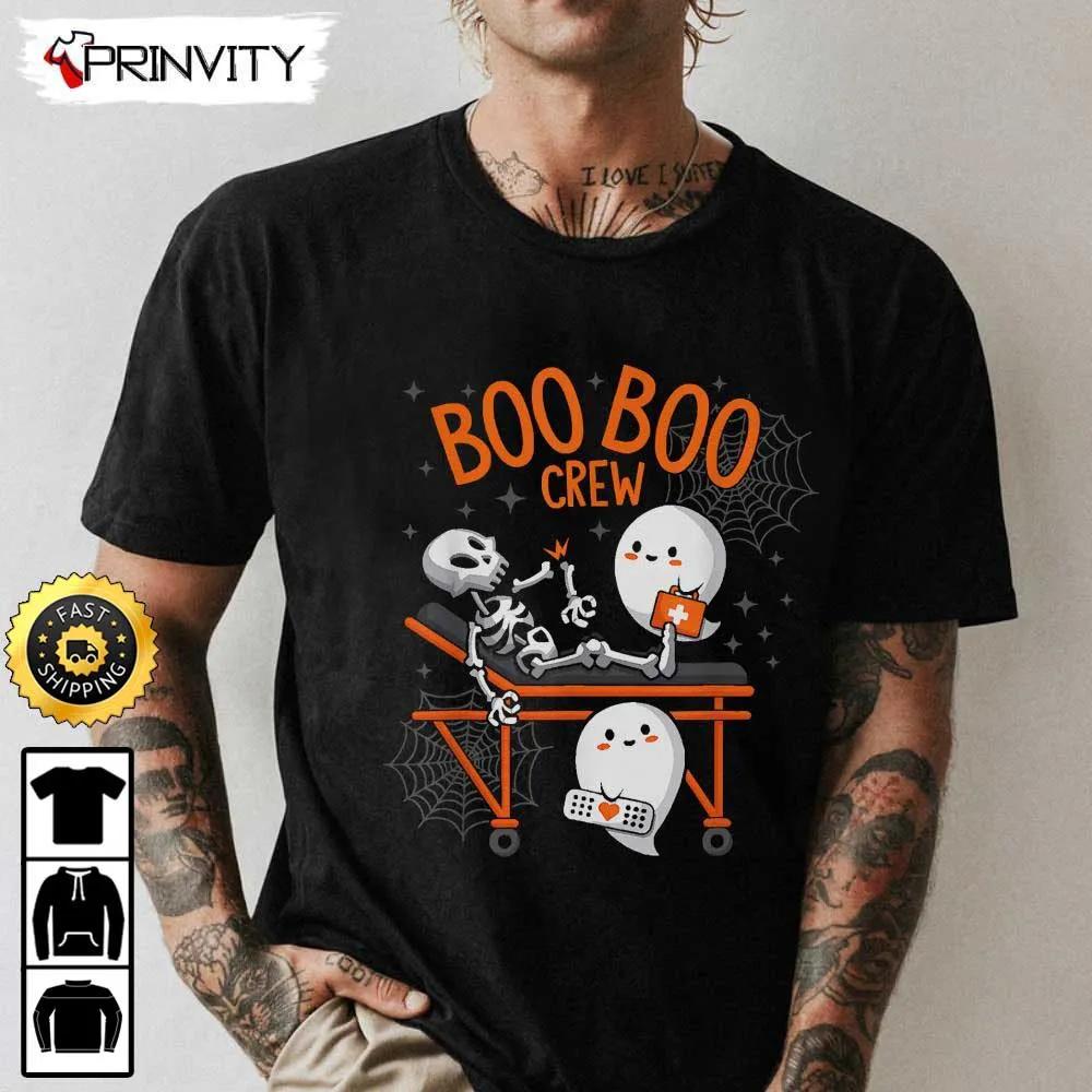Boo Crew Ghost Doctor Sweatshirt, Paramedic Nurse Halloween, The Boo Crew, Halloween Holiday, Gifts For Halloween, Unisex Hoodie, T-Shirt, Long Sleeve, Tank Top