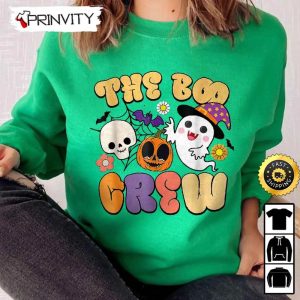 Boo Crew Halloween Funny Ghost Skull Pumpkin Sweatshirt The Boo Crew Halloween Holiday Gifts For Halloween Unisex Hoodie T Shirt Long Sleeve Tank Top 3