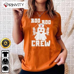 Boo Crew Halloween Ghost Nurse Girls Sweatshirt The Boo Crew Halloween Holiday Gifts For Halloween Unisex Hoodie T Shirt Long Sleeve Tank Top 10